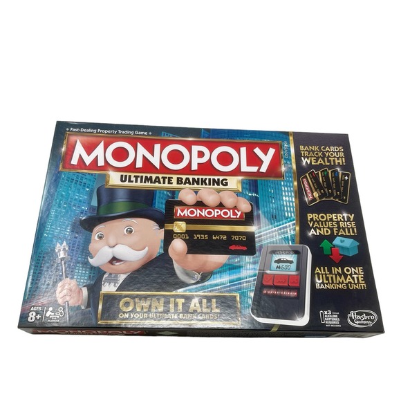 Hasbrfo Other - Hasbro Monopoly Ultimate Banking Board Game Includes All Pieces .0.l>S-1419
